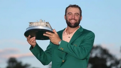 Scheffler matches Woods with third PGA Tour award